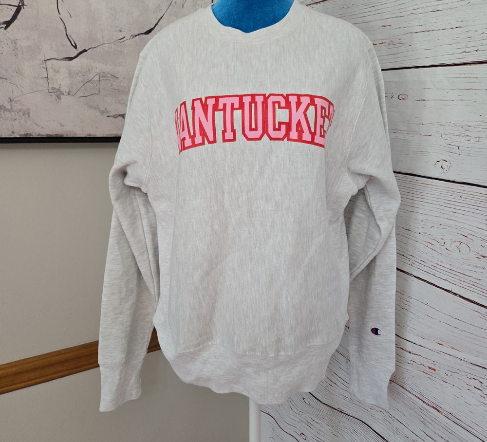 Champion Grey Nantucket Women Sweatshirt Size Small